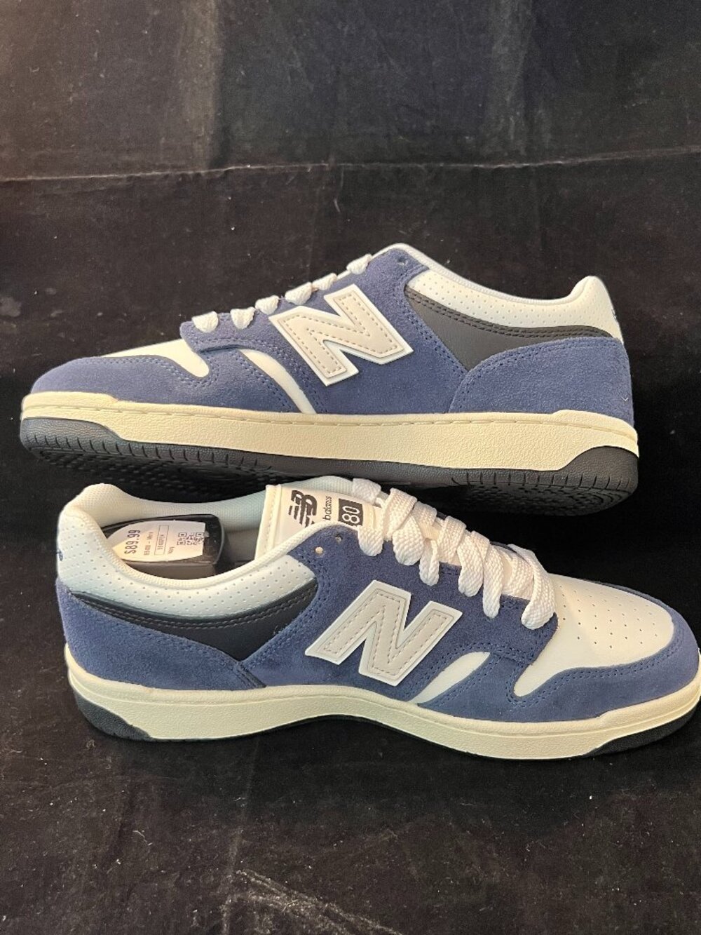New Balance 480 Blue White NIB M 8 W 9.5
